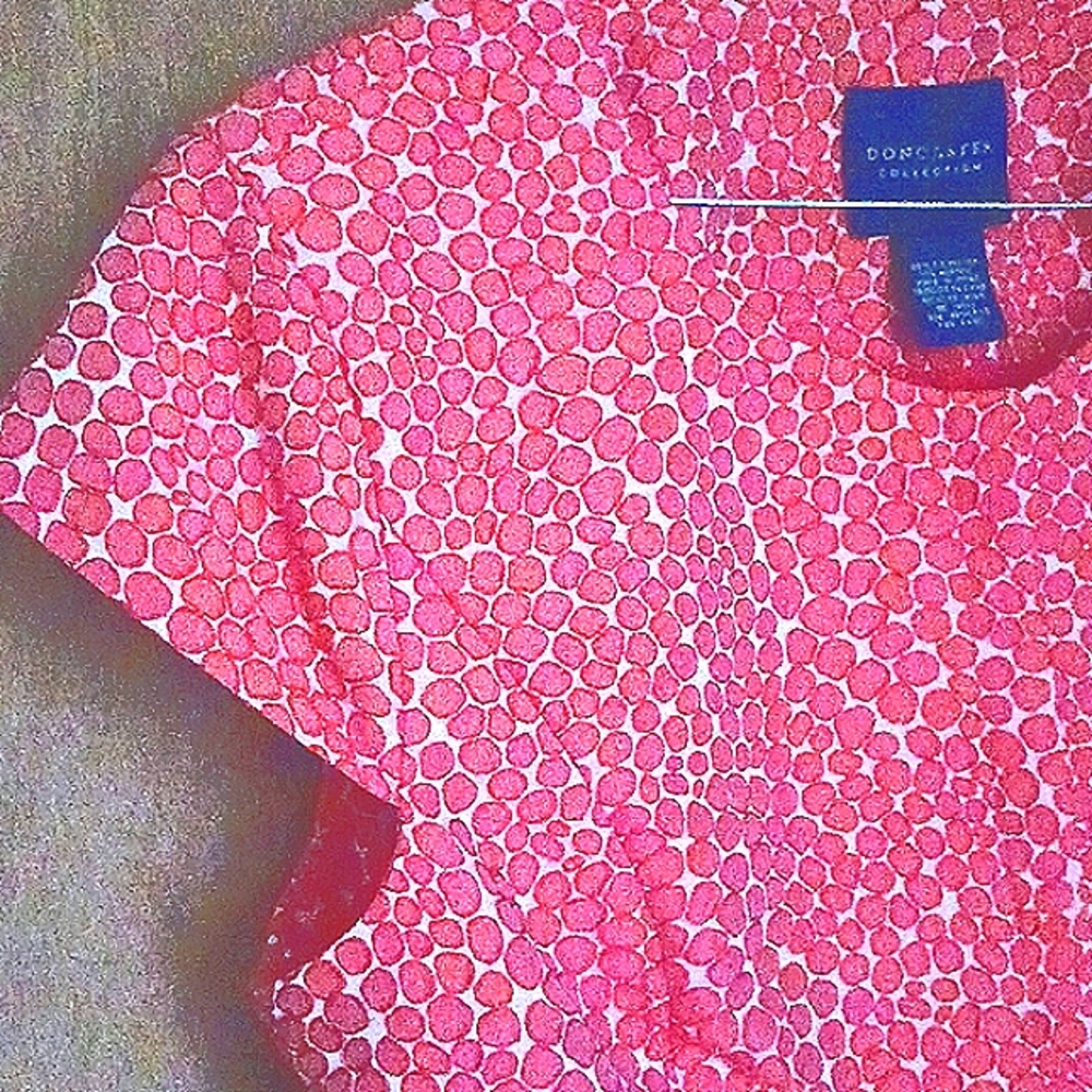DONCASTER Collection NWT Embroidered Peplum Designer Blouse-Size 2 - Picture 5 of 11